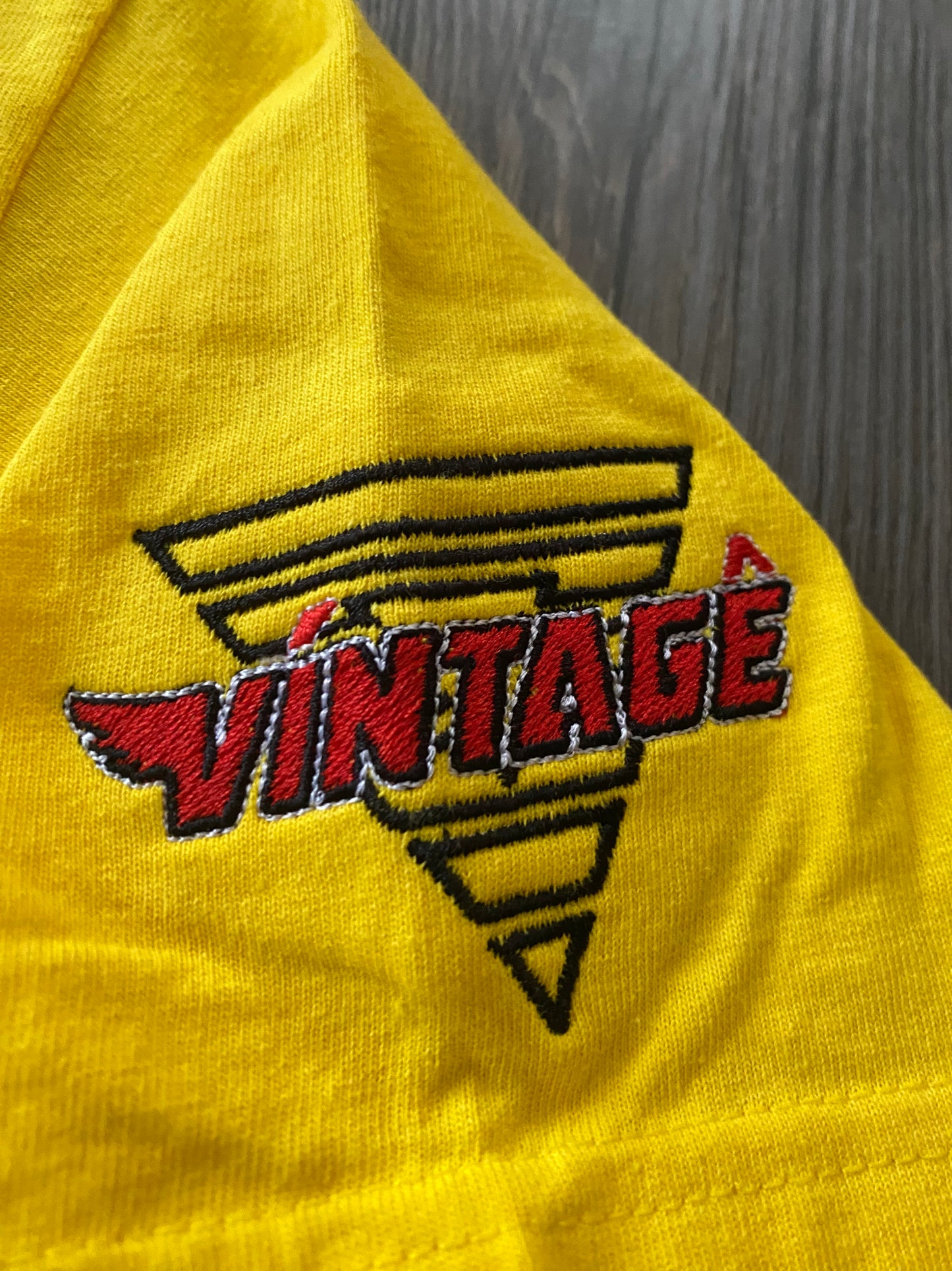 Old is New - Vintage Wing Tee Yellow