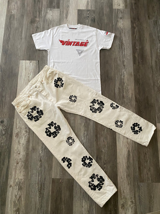 Old is New - Vintage Wing Tee White